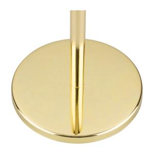 Flaggstång mässingpläterad med svensk flagga