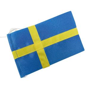 Flagga svensk 12X7,6 cm