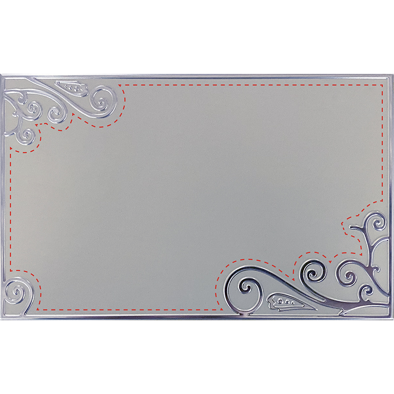 Smyckeskrin med speldosa MDF aluminium gravyrbar