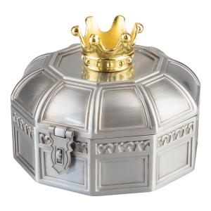 Smyckeskrin med förgylld krona