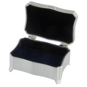 Smyckeskrin rekt.8X5,5cm 2 hjärtan swarovskikristall