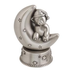 Sparbössa speldosa nalle på måne tennfinish