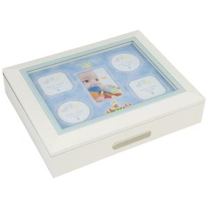 Smyckeskrin minnesskrin prins blå namngravyr