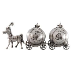 Häst med 2 pumpavagnar för tand & hårlock