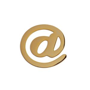 Bokmärke/sedelklämma @ förgyllt