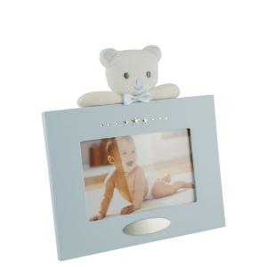 Fotoram blå med nalle