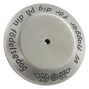 Flaggstång med flagga gravyrbar