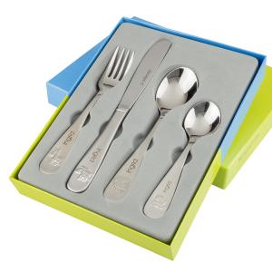 Barnbestick Bondgård 4-del rostfritt gratis garvyr