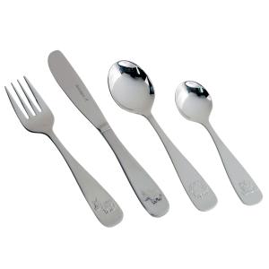 Barnbestick Bondgård 4-del rostfritt fri gravyr