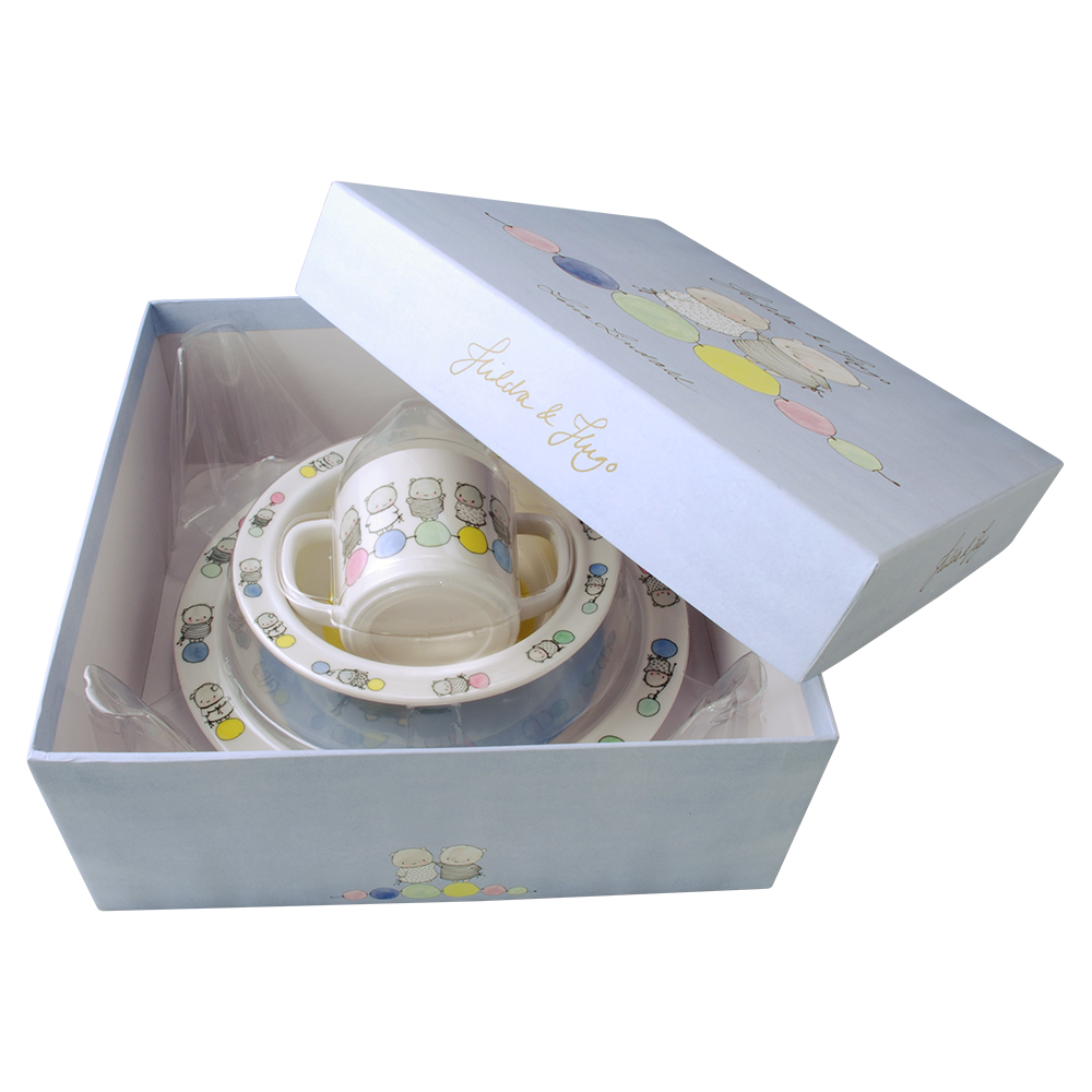 Hilda och Hugo barnservis melamin