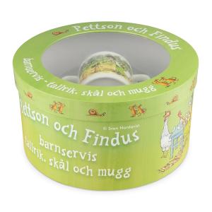 Pettson och Findus barnservis porslin