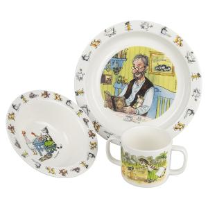 Pettson och Findus barnservis porslin