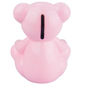 Sparbössa Nalle Rosa - Hjärtegåva