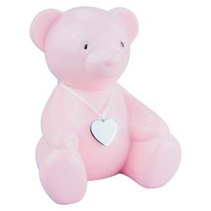 Sparbössa Nalle Rosa - Heart Week