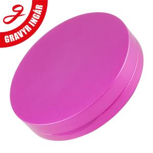Snusdosa rosa slimmad fri gravyr