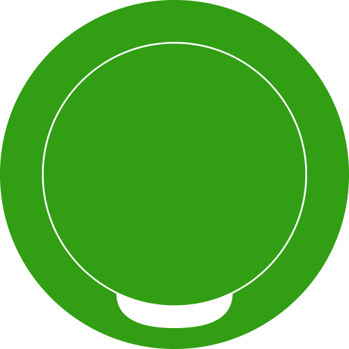 Snusdosa DUS grön aluminium gravyrbar