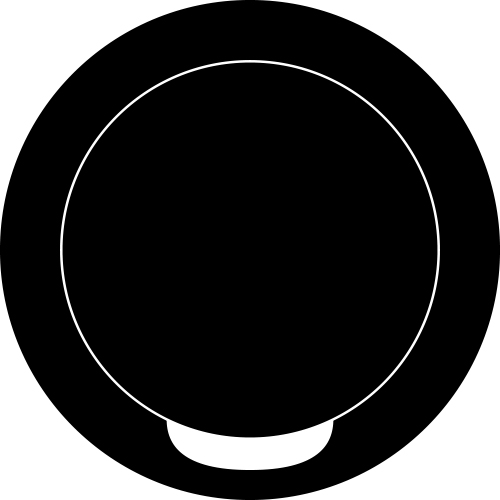 Snusdosa DUS svart aluminium gravyrbar