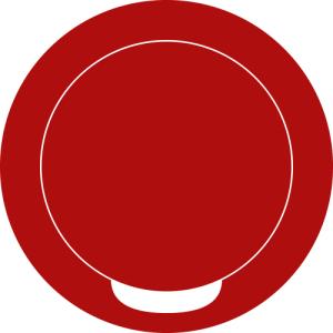 Snusdosa DUS röd aluminium gravyrbar