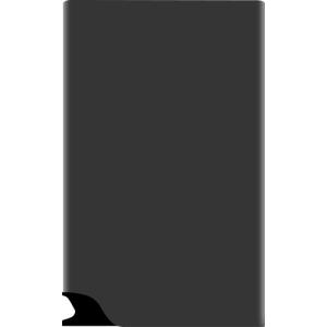 Korthållare DUS svart aluminium gravyrbar