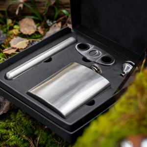 Plunta slät set med tratt & cigarretui