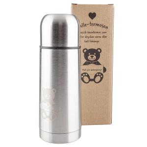 Barntermos rostfritt stål med nalledekor gravyrbar