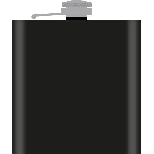 Svart plunta rostfritt stål gravyrbar