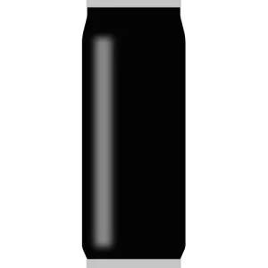 Flaska termo modell Can lång svart 50cl