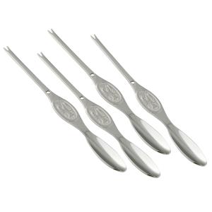 Skaldjursgafflar 4-pack Rostfritt Stål