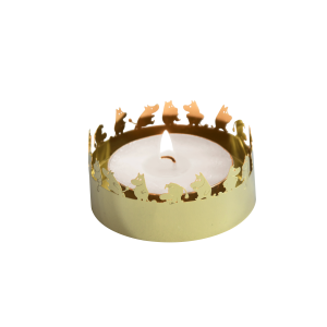 Värmeljushållare för stort ljus Muminfamiljen