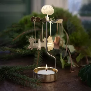 Änglaspel Lisa Larson Cats guld