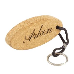 Flytande nyckelring av kork