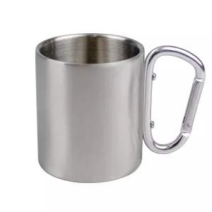 Stålmugg termo med karbinhake
