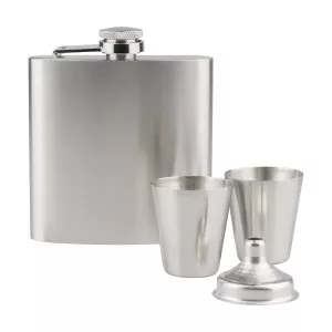 Fickplunta i rostfritt med 2st bägare och tratt