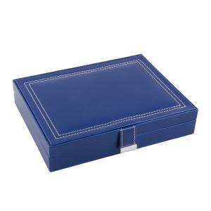 Etui för 12 kaffeskedar mörkblå