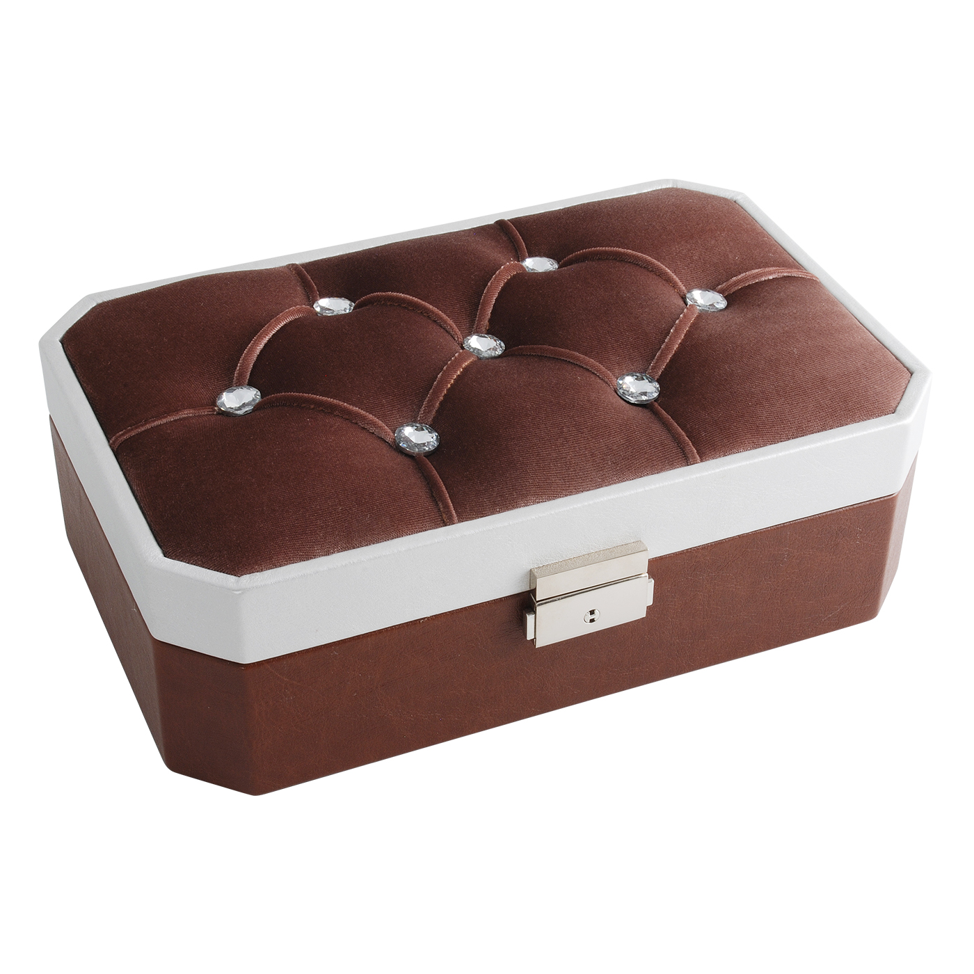 Smyckeskrin sammet med kristaller