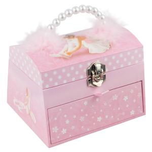 Smyckeskrin med speldosa Svansjön