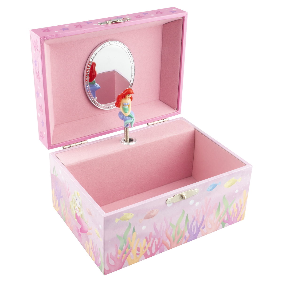 Smyckeskrin Hjärta Prinsessa med sjöjungfrudekor