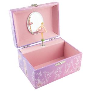 Smyckeskrin rosa Ballerina med ballerinadekor