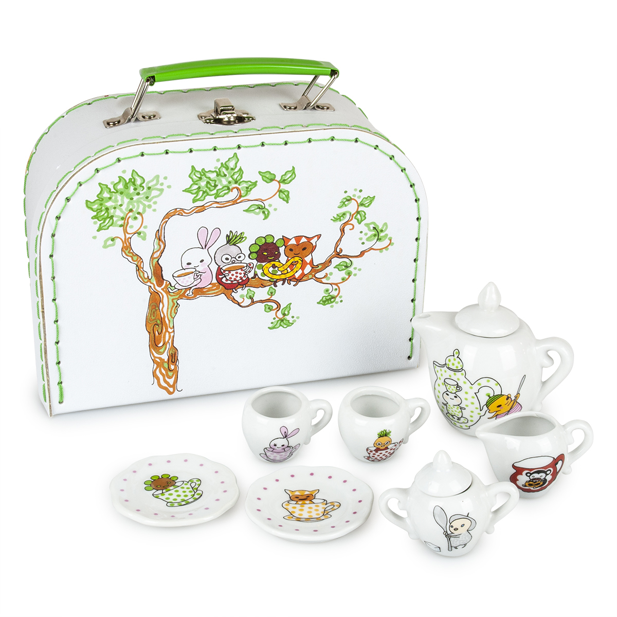 Brokiga Tea set