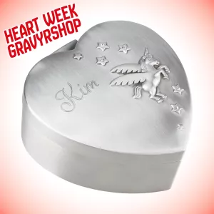 Smyckeskrin Enhörning - Heart Week