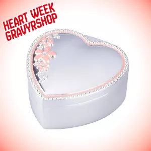 Smyckeskrin Hjärta med blommor - Heart Week