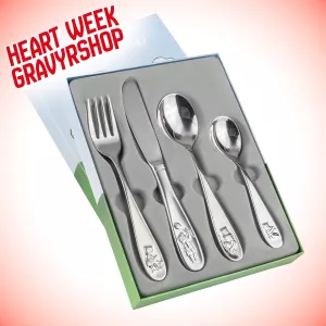 Barnbestick Lekande Nallar - Heart Week