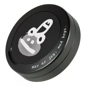 Scart med hatt - Ponyhans Snusdosa Svart