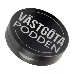 Västgötapodden Snusdosa Flat med avdelare Flux