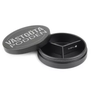 Västgötapodden Snusdosa Flat med avdelare Flux