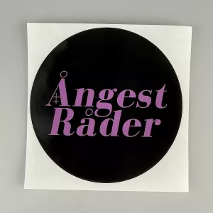 Ponyhans klistermärke Ångest råder