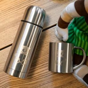 Termos och mugg till barn med namngravyr