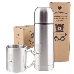 Mugg och termos paket fri gravyr