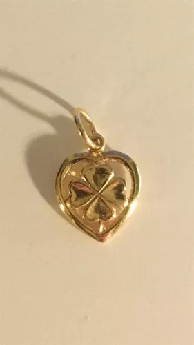 Hjärta m fyrklöver 18K 181694H