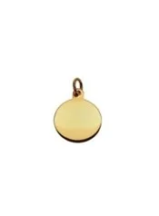 Gravyrbricka 13mm rondell 18K